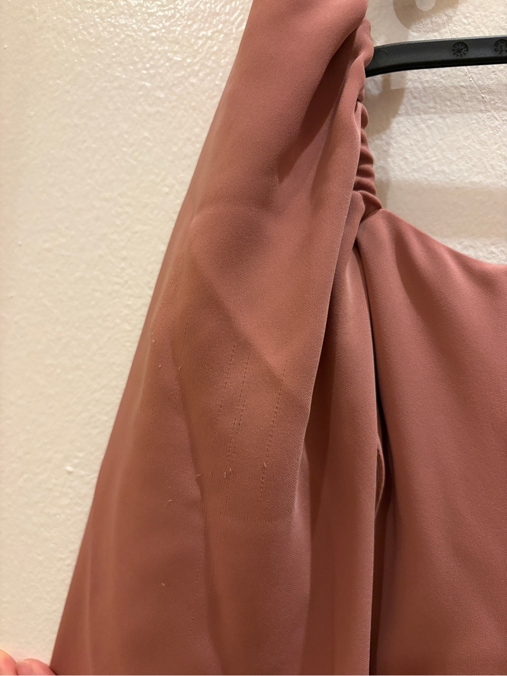 Wilfred Dusty Rose Sweetheart Button Puff-Sleeve Top - Picture 5 of 7
